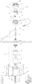Page C Diagram and Parts List for 893 Type 2 Porter Cable Router